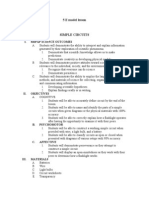 5 E Model Lesson: I. Mspap Science Outcomes