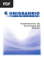APOSTILA - Fundamentos de Sociologia Do Direito - 01