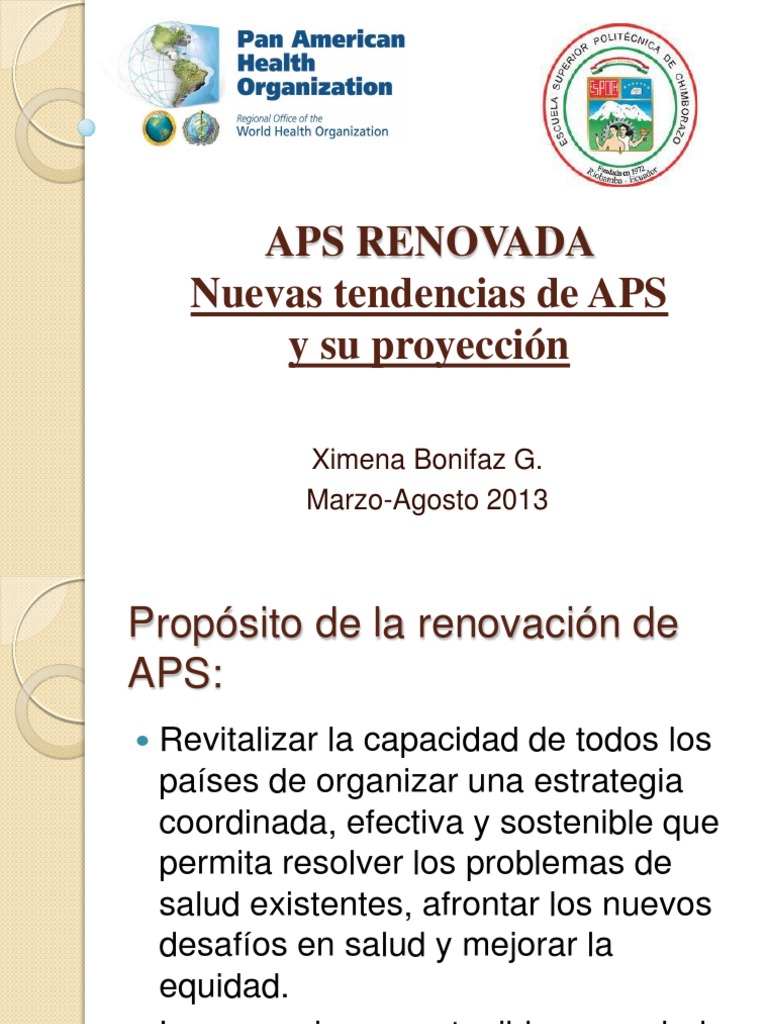 Desafíos y Estrategias de la APS Renovada | PDF | Sistema de salud ...