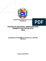 Proyecto Nacional Simon Bolivar 2007-2013