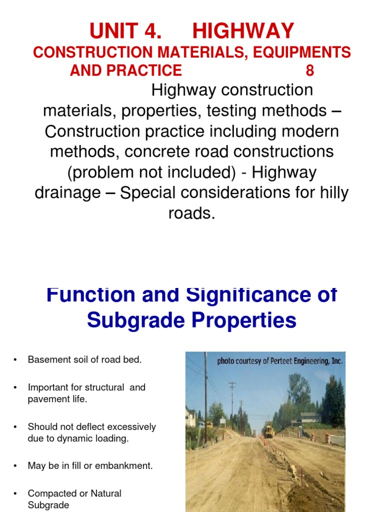 Highway Materials.ppt Construction Aggregate Soil