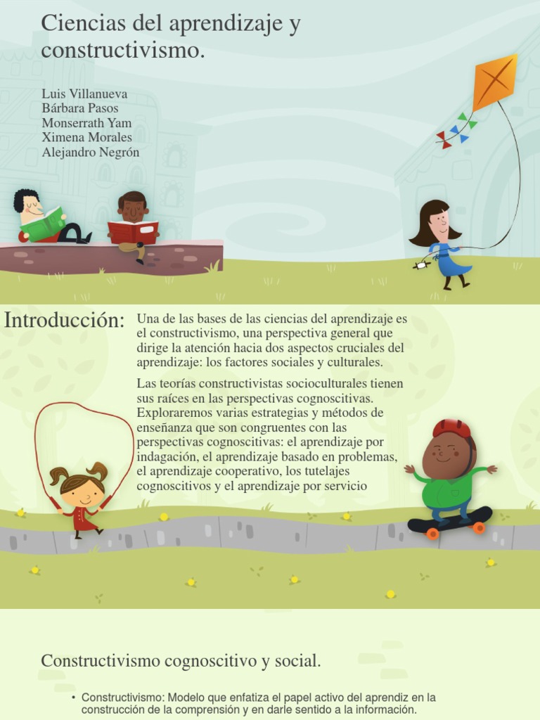 Ciencias Del Aprendizaje y Constructivismo
