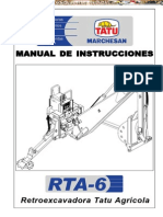Manual Operacion Instrucciones Retroexcavadora Agricola