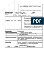 Carta Descriptiva de La Materia