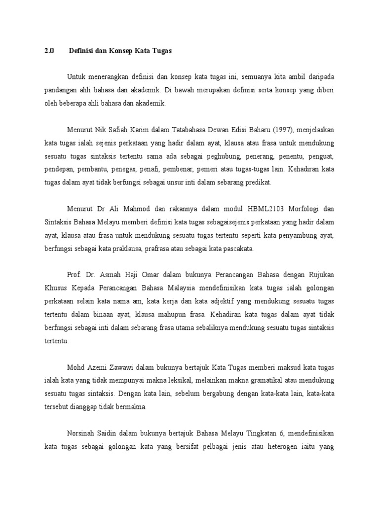 Definisi Kata Tugas  PDF