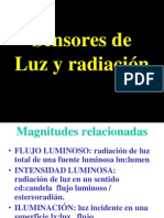 Sensores de Luz y radiación