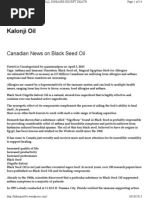 Kalonji (Black Seeds,Niguella Sativa) Oil