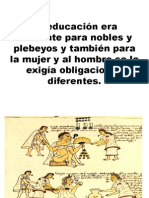 EDUCACION AZTECAS