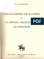 Le Forestier Rene - Les Illumines de Baviere Et La Franc-Maconnerie Allemande