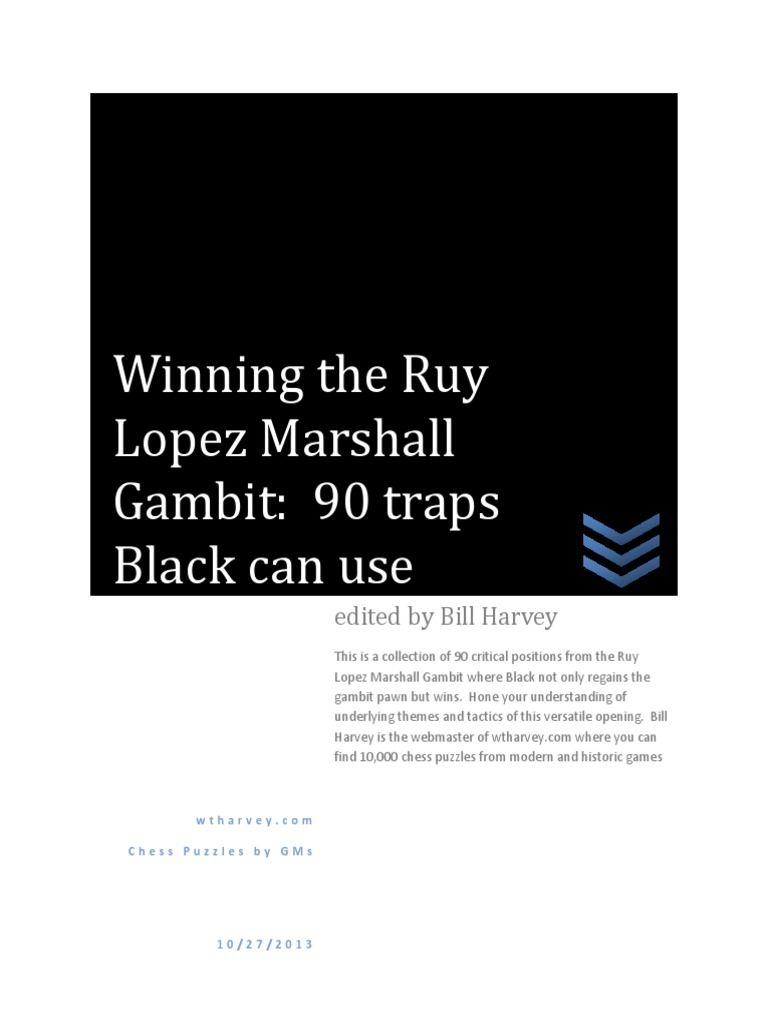 Ruy Lopez Marshall Gambit Traps | PDF | Chess Competitions ...