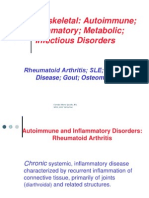 Musculoskeletal: Autoimmune Inflammatory Metabolic Infectious Disorders