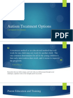 autism treatment options