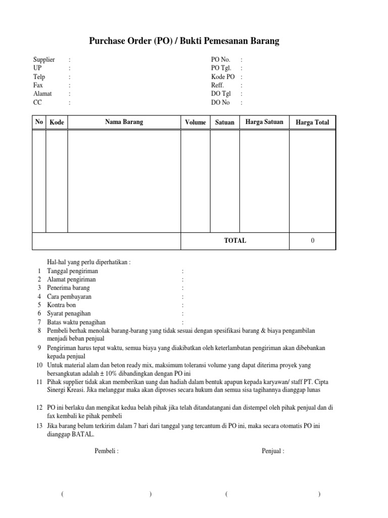 Form Po