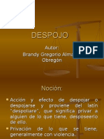 Delito de Despojo Mexico