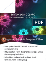 SYNTAX LOGIC CSPRO.pdf