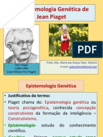 04 A Epistemologia genética, Piaget