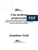 Una Modesta Proposicion - Jonathan-Swift