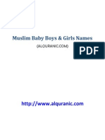 Muslim Baby Names - AlQuranic.com