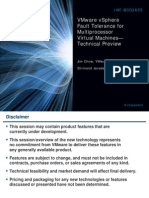 BCO2655-VMware Vsphere Fault Tolerance For Multiprocessor Virtual Machines-Technical Preview and Best Practices - Final - US PDF