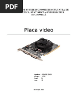 Placa Video - Proiect | PDF