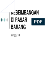 Slide Keseimbangan Di Pasar Barang