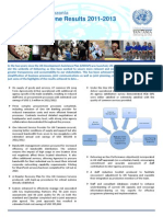 2013 DaO Operational Reform Key Results