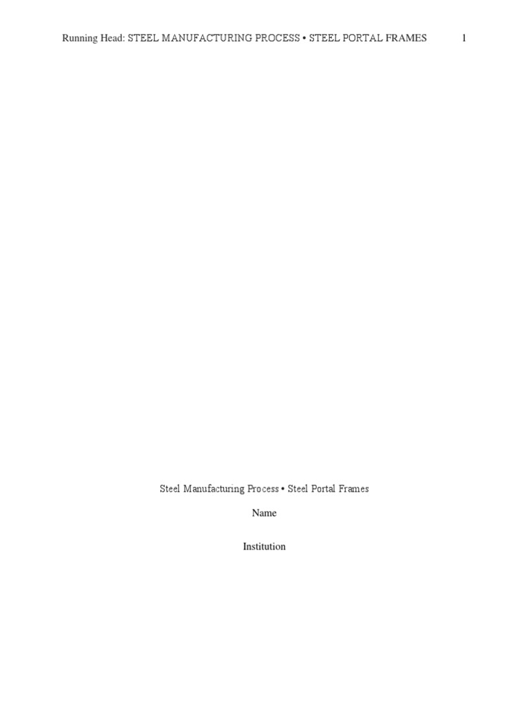Steel Manufacturing Process PDF Steelmaking Steel