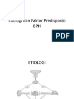 Etiologi Dan Faktor Predisposisi BPH