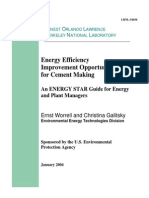 Cement Energy Guide