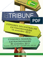 Tribune Du Congrès EELV 2013