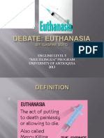DEBATE Euthanasia