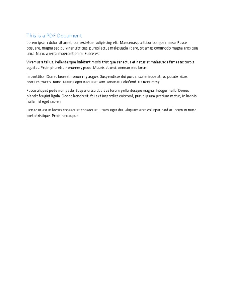 PDF Document Overview and Insights | PDF