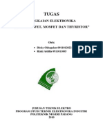 Aplikasi Jfet, Mosfet Dan Thyristor