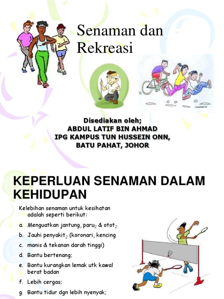 Senaman Dan Rekreasi T7 Pdf