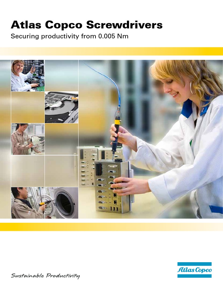 Atlas Copco Screwdrivers Overview | PDF | Screw | Electrostatic Discharge