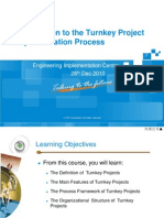 01 Introduction To The Turnkey Project Implementation Process PDF