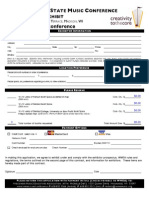 2009 Conference Contract Form 2