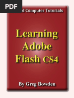 Download Learning Adobe Flash CS4 - Introduction by Guided Computer Tutorials SN17958688 doc pdf