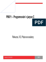 PB071 7 RekursiveIOFiles p2013 PDF