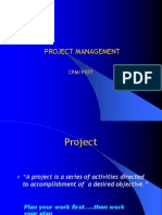 Project Management: Cpm/Pert