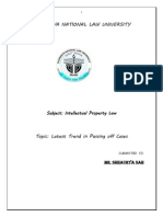 Chanakya National Law University: Subject: Intellectual Property Law