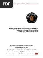 Download BUKU PEDOMAN SKRIPSI PTIIK v3pdf by Maryadi Mpn SN179628493 doc pdf