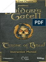 Baldurs Gate II Throne of Bhaal Manual