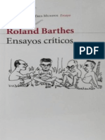 Roland Barthes - Ensayos-Criticos