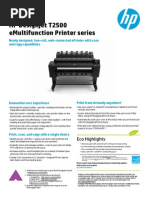 HP Designjet T2500 Emultifunction Printer Series: Eco Highlights