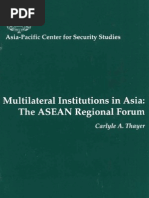 Download Thayer Multilateral Institutions The ASEAN Regional Forum by Carlyle Alan Thayer SN17964313 doc pdf