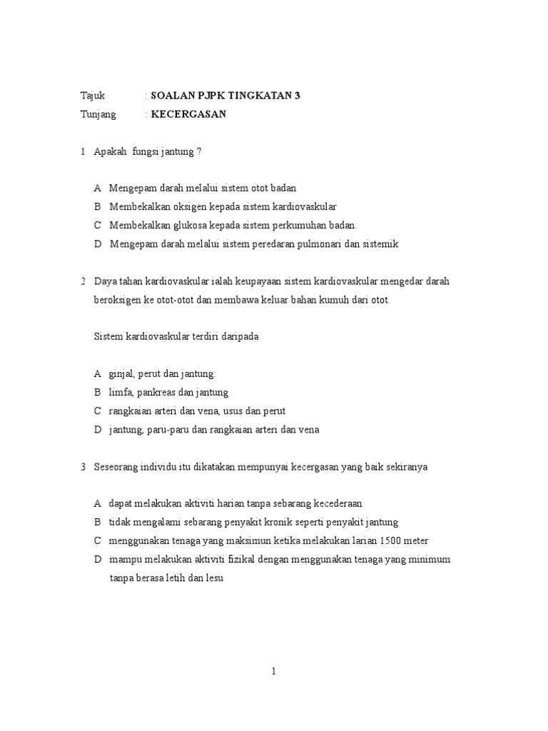 Soalan Pjpk Ting 3 Pdf