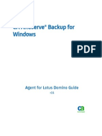 CA ARCserve Backup para Windows Agente para Lotus Domino Guía