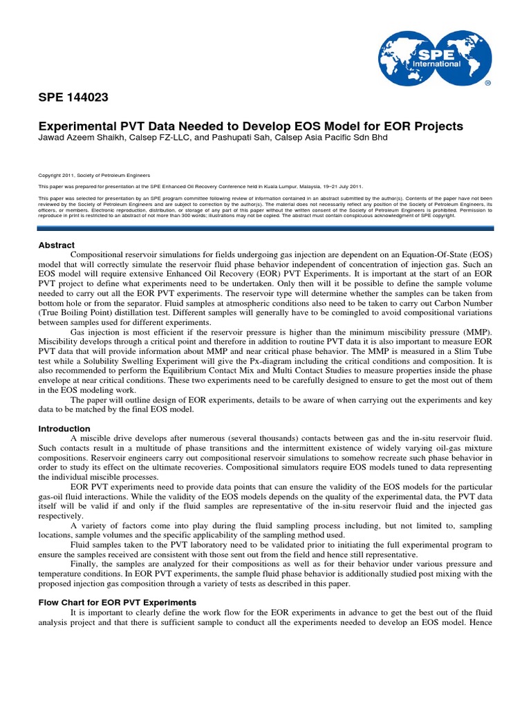 Spe 144023 MS P | PDF