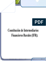 Guía básica de Intermediarios Financieros Rurales